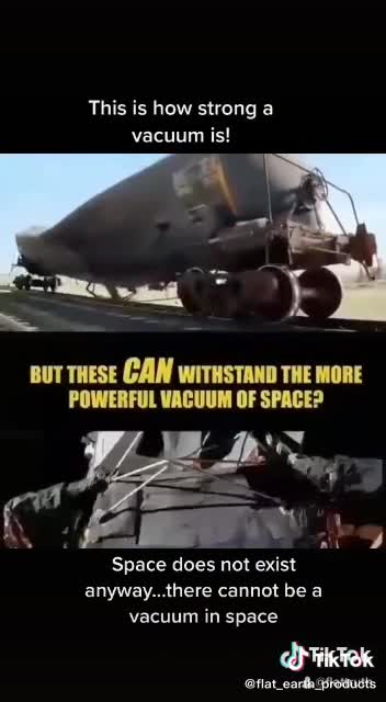 Vacuum in Space - Flat Earth