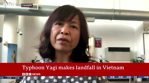 Deadly Super Typhoon Yagi hits Vietnam | BBC News