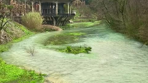 Cloudy Day in the River