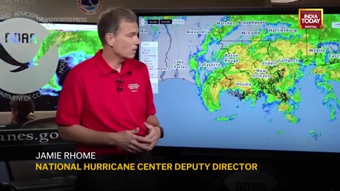 US LA Hurricane Francine_ Francine Makes Landfall In Louisiana As A Category 2 Storm