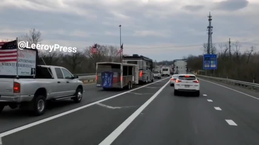Convoy Leaves Hagerstown, MD for DC