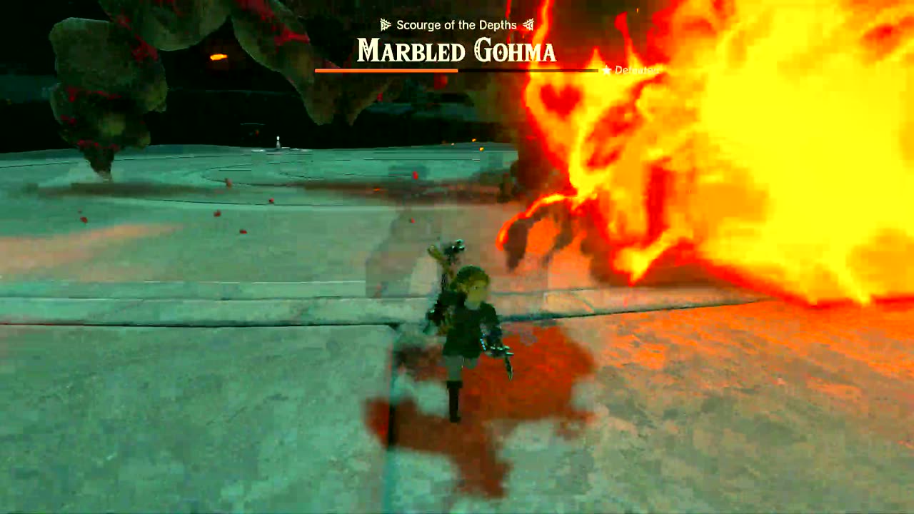 Totk Marbeld Gohma fight