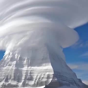 Antarctica Pyramid Revealed After Storm 2024
