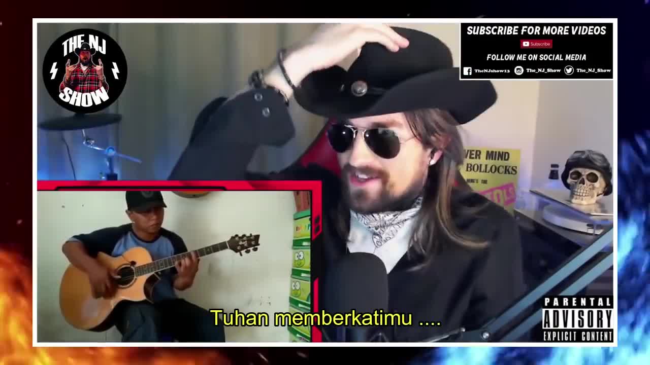 Alif ba ta Fingerstyle Cover 'Canon Rock' Reaction
