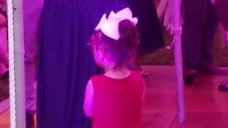 Watch the 2 year's old.. having fun dancing