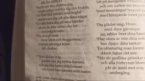 Läser Psalm 91