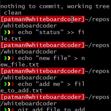 git: status