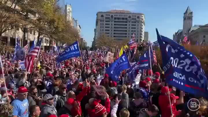 FLASHBACK: Savanah Hernandez's footage of the Star-Spangled Banner being sung at the Million Maga March