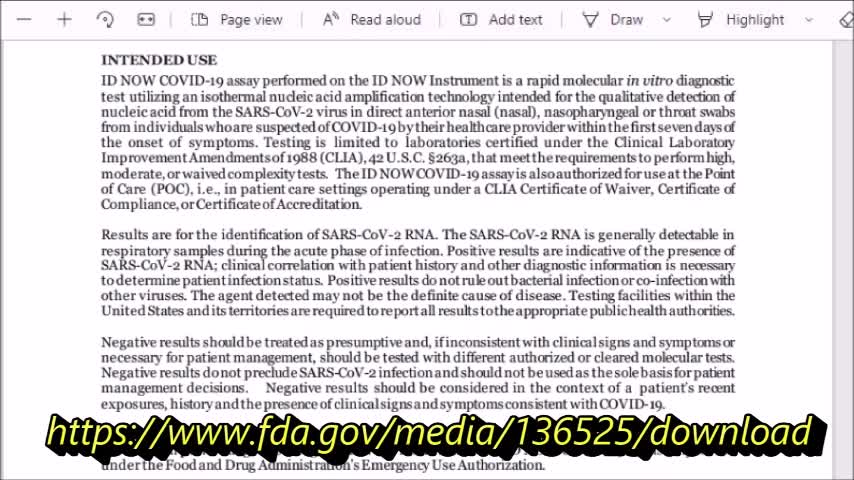 ID NOW- https://www.abbott.com/IDNOW.html AND https://www.fda.gov/media/136525/download