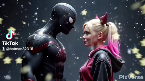 Spider-Man and Harley Gwen ai