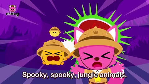 Spooky Jungle Animals | Animal Songs of Pinkfong Ninimo | Pinkfong Kids Song