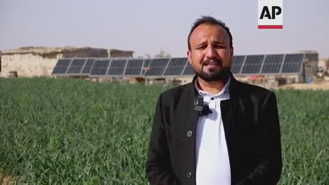 Farmers use solar power to bring life to Iraqi desert