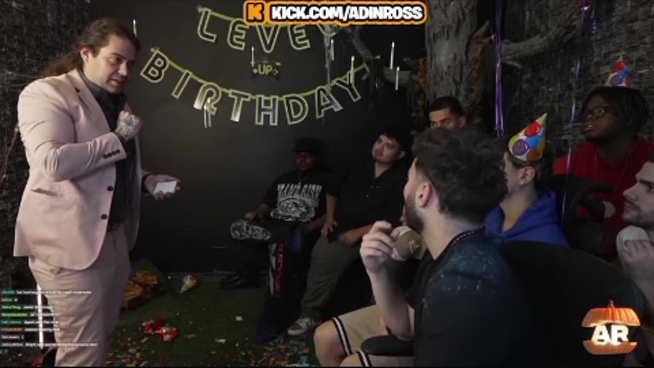 Adin Ross celebrate his birthday with his fellow streamers 10/13/24part2 🎂🎈🥳