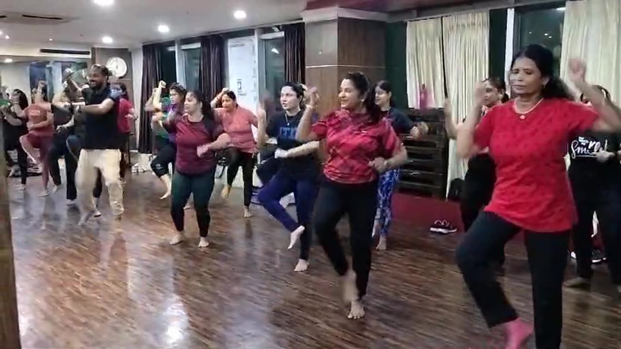 Aerobics Dance class