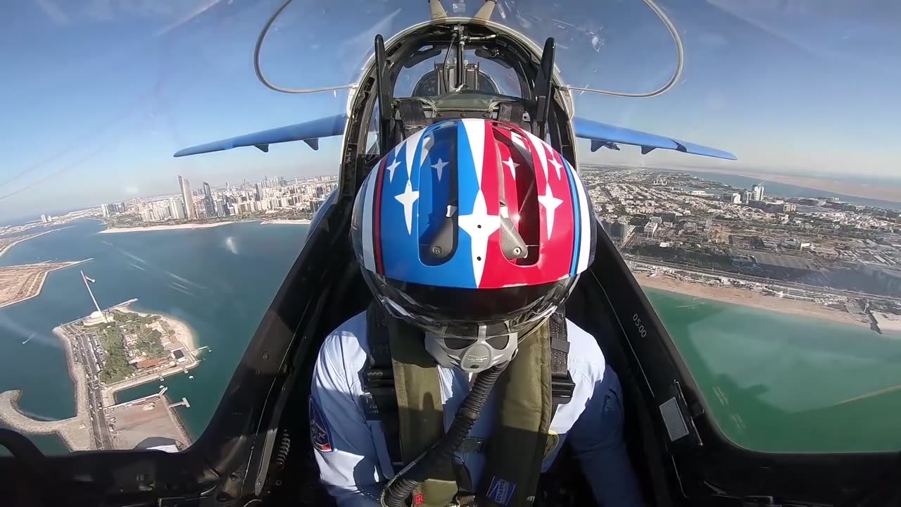 Cockpit View Over Abu Dhabi • The Patrouille de France Aerobatic Team