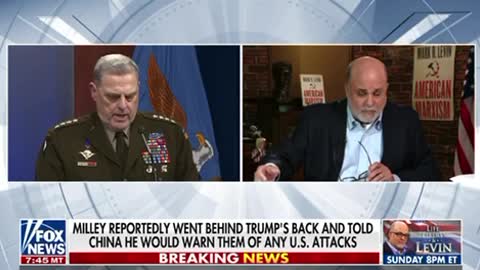 Levin Reacts To Milley’s Alleged Secret Calls