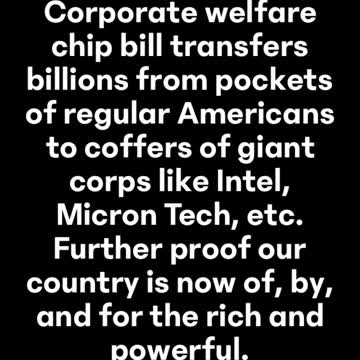 New corporate welfare chip bill