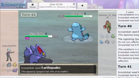 Pokemon Showdown! DPP OU Battle 47!