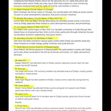 FAMOSOS QUE ACUDIERON A LAS FIESTAS DE PUFF DADDY