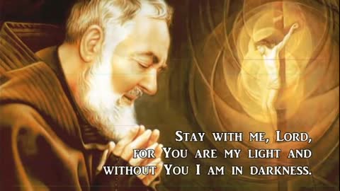 Today is a memory of saint padre Pío