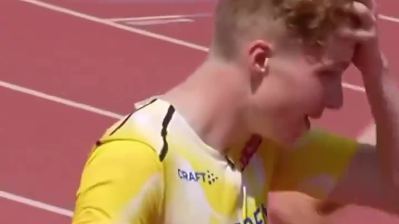 At the U18 European Championships, a British athlete faced a heartbreaking loss in the 200m sprint