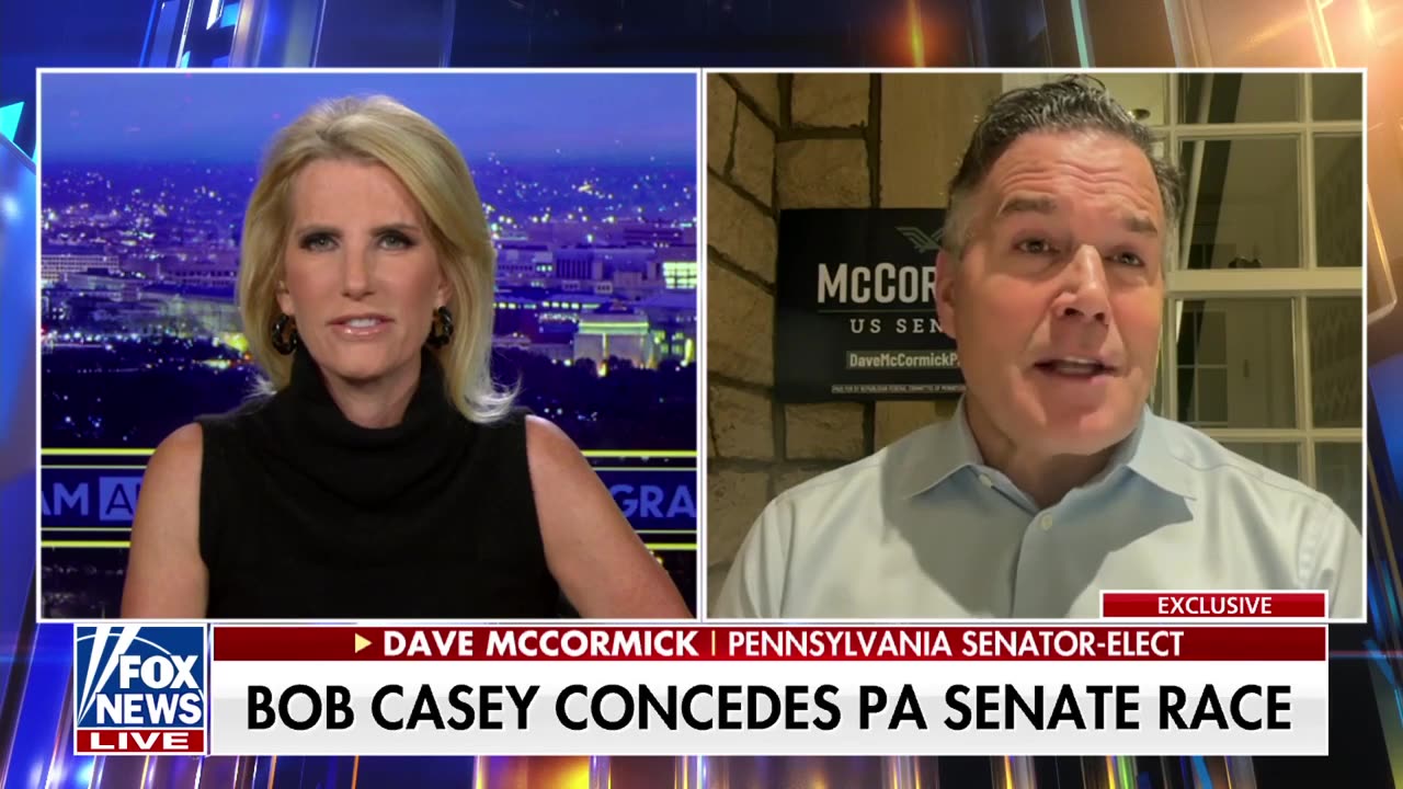 PA Sen.-elect Dave McCormick speaks out after his Dem opponent concedes election