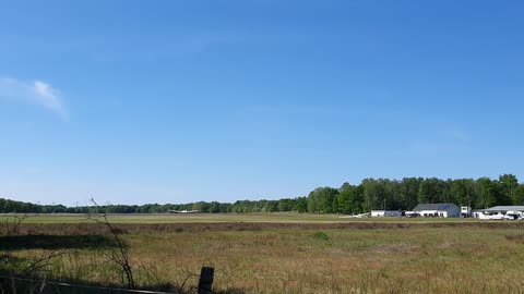 Landung Motorsegler Scheibe SF 25C D-KURT Segelflugplatz Boberg