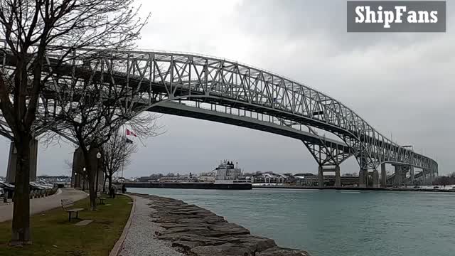 Sam Laud Ship Downbound In Great Lakes