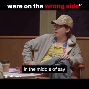 Jewish comedian realises he is on the wrong side of history