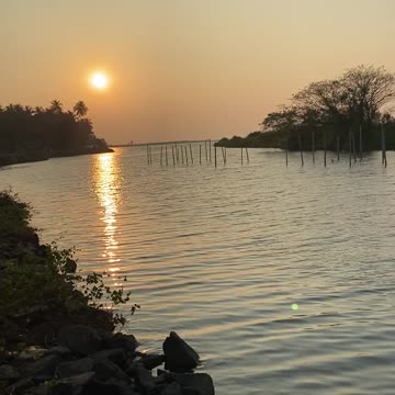 Sunset view in the evening