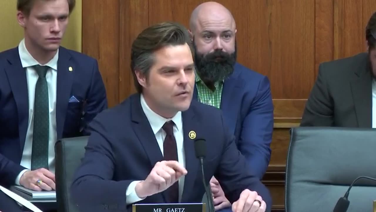 Censorship Hearing Flies Off The Rails As Matt Gaetz Squabbles With Democrat