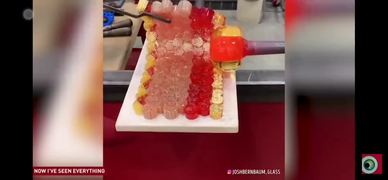 😱Amazing online video of glass pulling😱