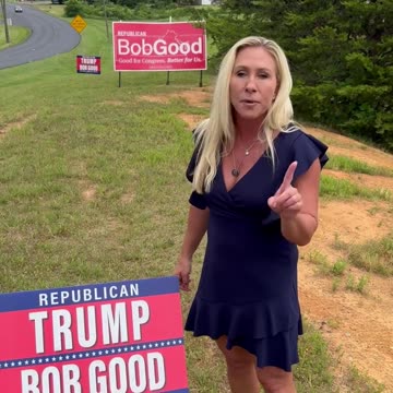 Bob Good Trying To STEAL Republican Votes With Fake Trump Endorsement Signs