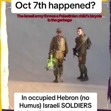 ISN`T THIS FOR 75 YEARS WHY OCT 7TH HAPPENED