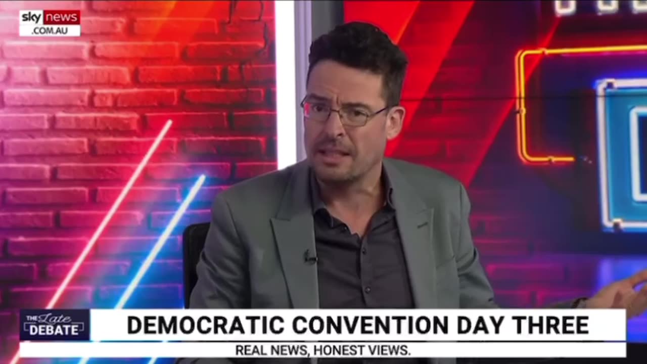 Sky news Australia is having a good laugh on the weird “Democrats “so desperate to lose election” 🤣