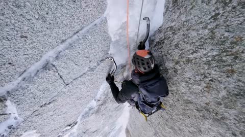 Climbing in difficult conditions