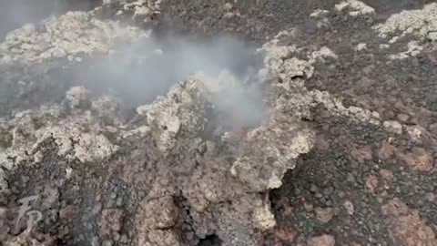 Man capture Volcanic eruption