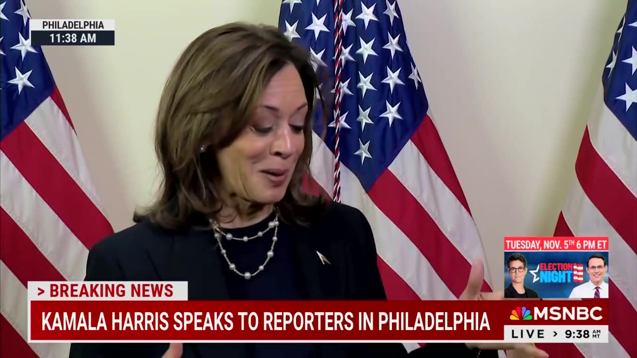 Harris Skirts Reporter’s Question On Internal Polls, Says Her 'Instincts' Are Her Guide