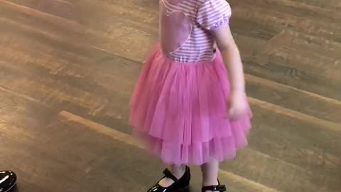 Our little Santa ballerina