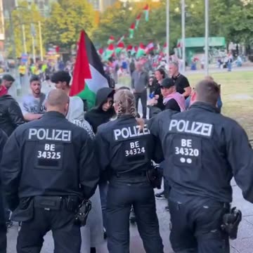 These entitled fake refugees in Germany think they own the country. The police