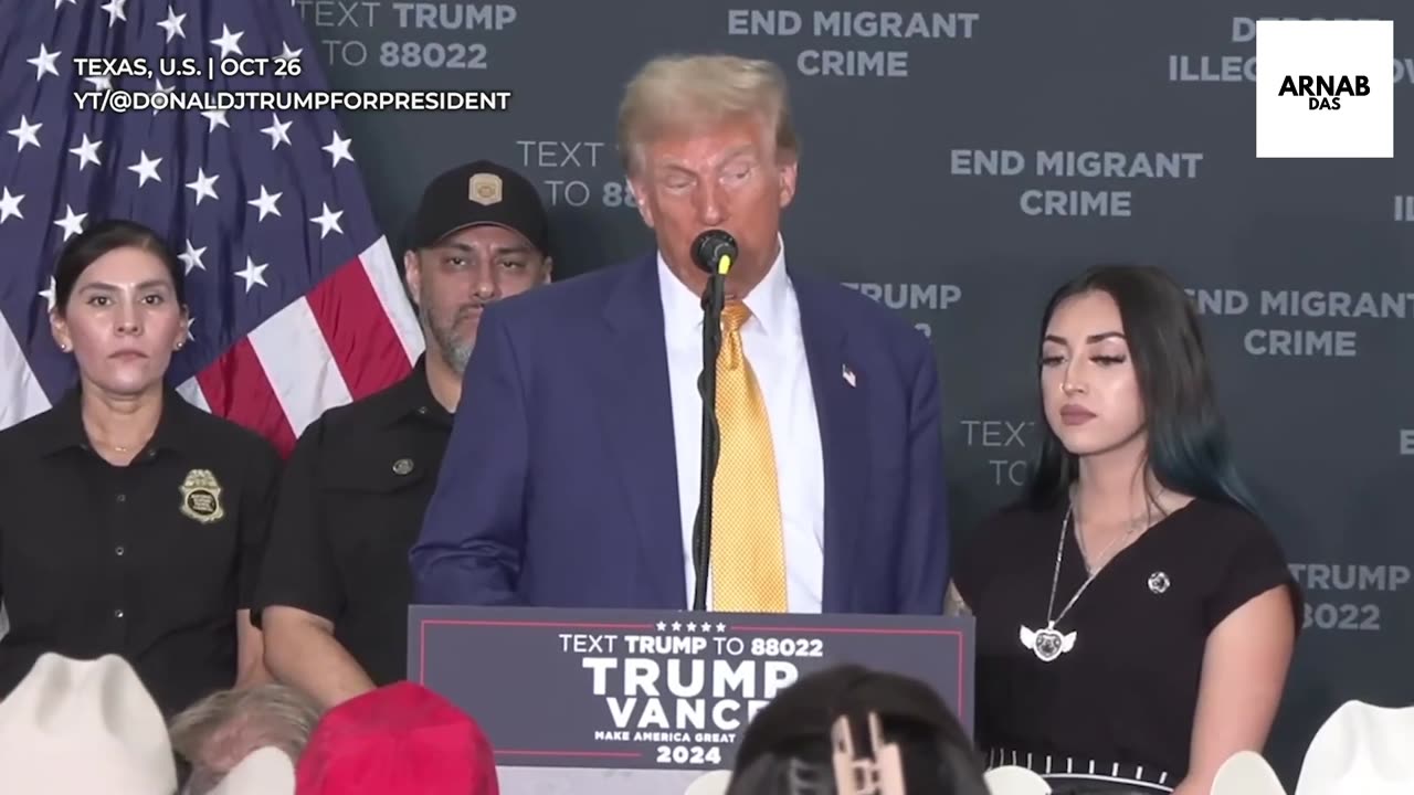 'Kamala Harris Never' Jocelyn Nungaray's Mom Voices Frustration At Trump's Texas Rally