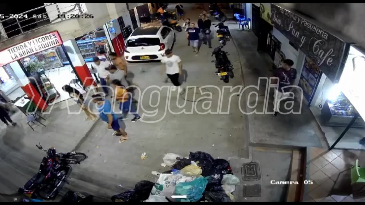 Video registró el momento en que asesinan a un hombre en Prados del Sur en Floridablanca