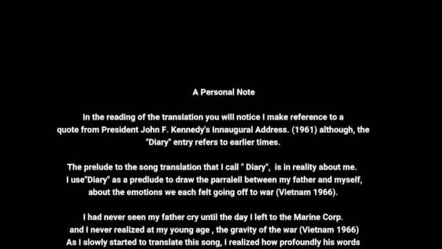 Ballad to the United States of America