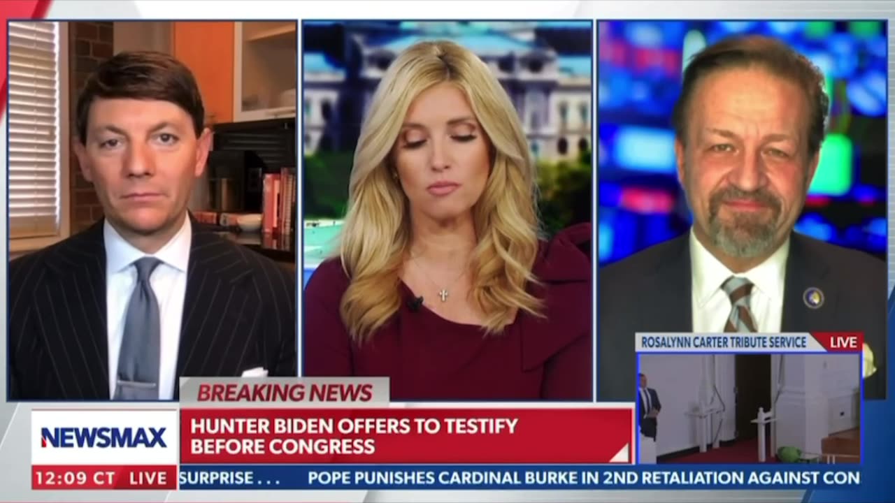 Gorka: maybe Hunter could be arrested ,shackled