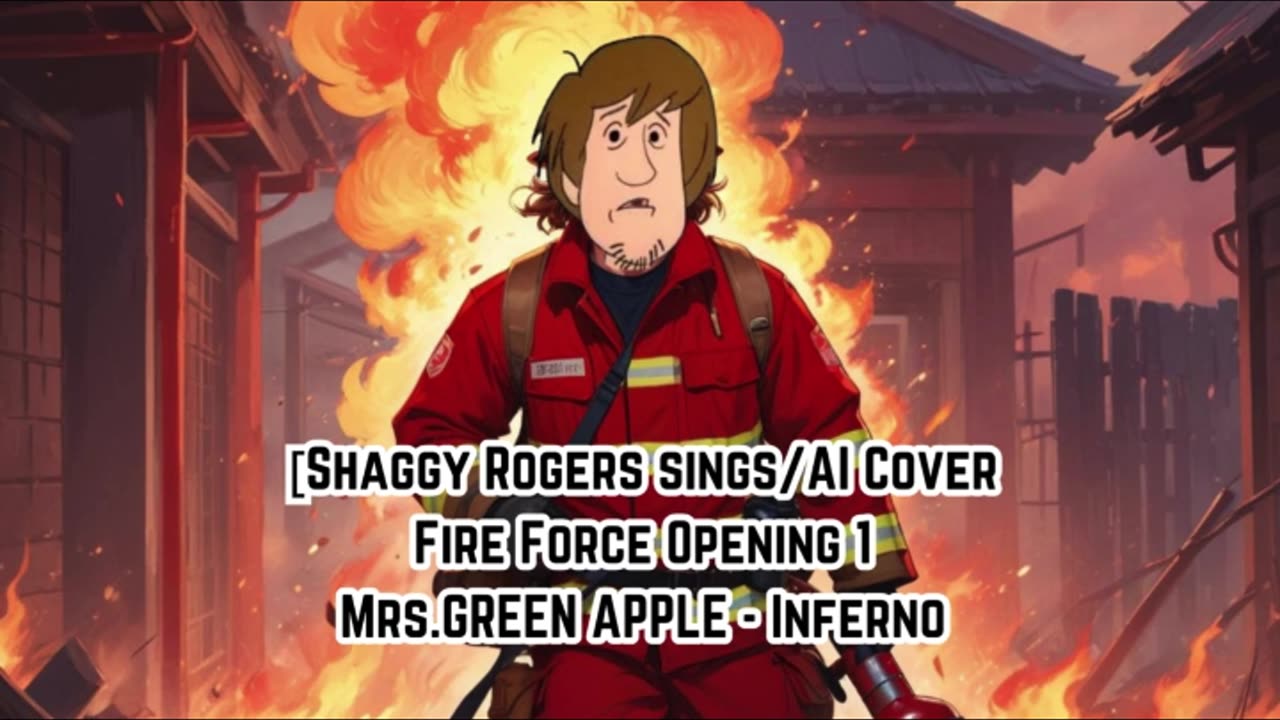 [Shaggy Rogers sings/AI Cover] Fire Force Season 1 Opening 1 Mrs.GREEN APPLE - Inferno (インフェルノ)