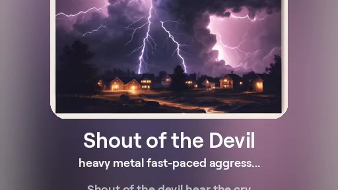 Shout of the Devil new metal track 2024