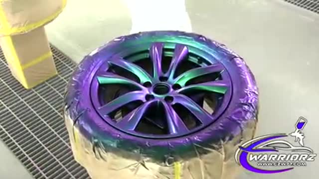 Custom painting method / High brightness Chameleon color / Car wheel changes color