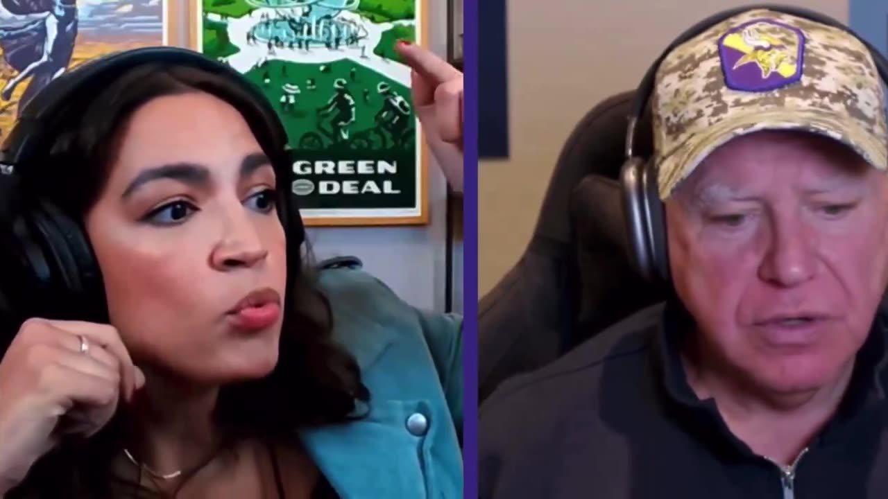 AOC and Tim Walz Couldn’t Take Tony Hinchcliffe’s Puerto Rico Joke