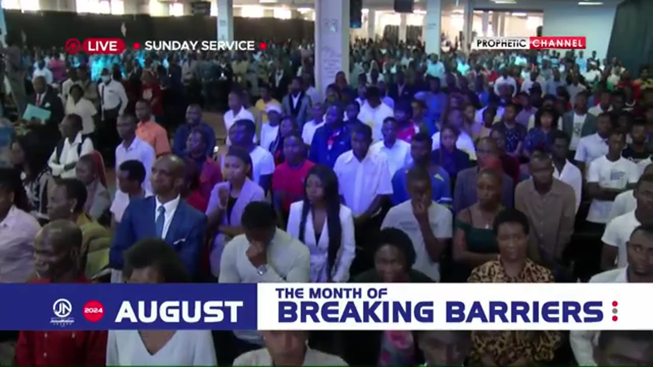 Sunday Service LIVE ECG -The Jesus Nation Church - Prophet Shepherd Bushiri 18.08.2024