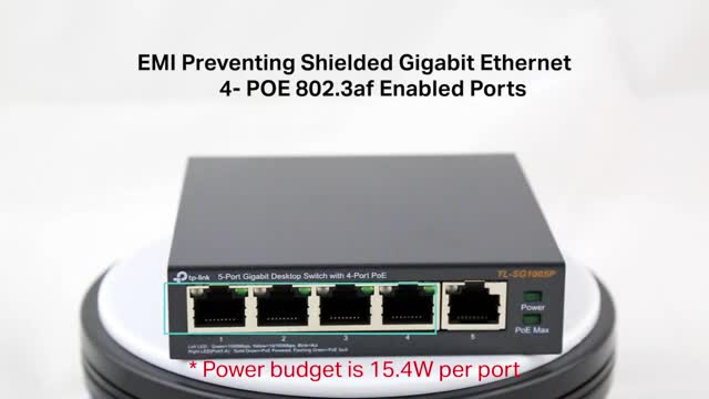 TP-Link 5 Port Gigabit PoE Switch